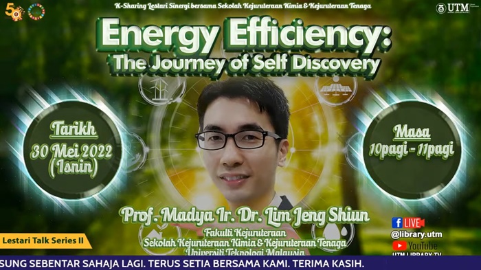 Lestari Talk Series II - Energy Efficiency : The Journey of Self Discovery