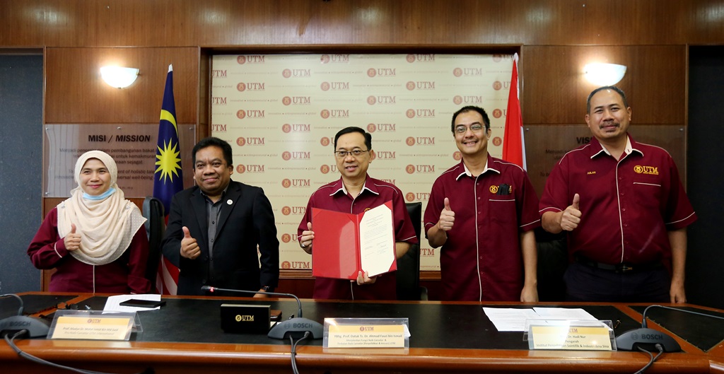 Majlis Menandatangani MoU UTM bersama Universitas Indonesia Pada 23 Dis 2020