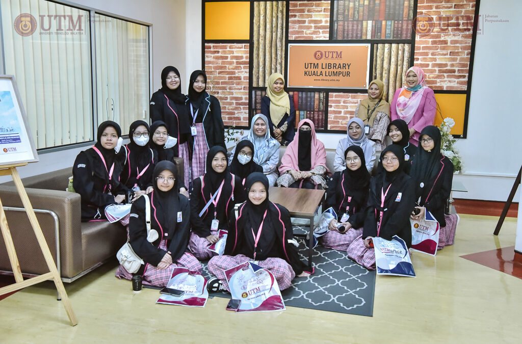 Lawatan dari Daar En Nisa Islamic School, Indonesia ke Perpustakaan UTM Kuala Lumpur pada 7 Februari 2024