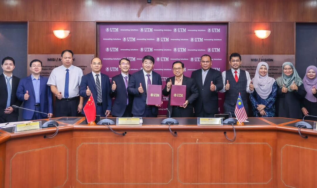 Letter Of Intent Signing Ceremony Between Universiti Teknologi Malaysia (UTM) and Jiangxi University Of Finance And Economics, China
