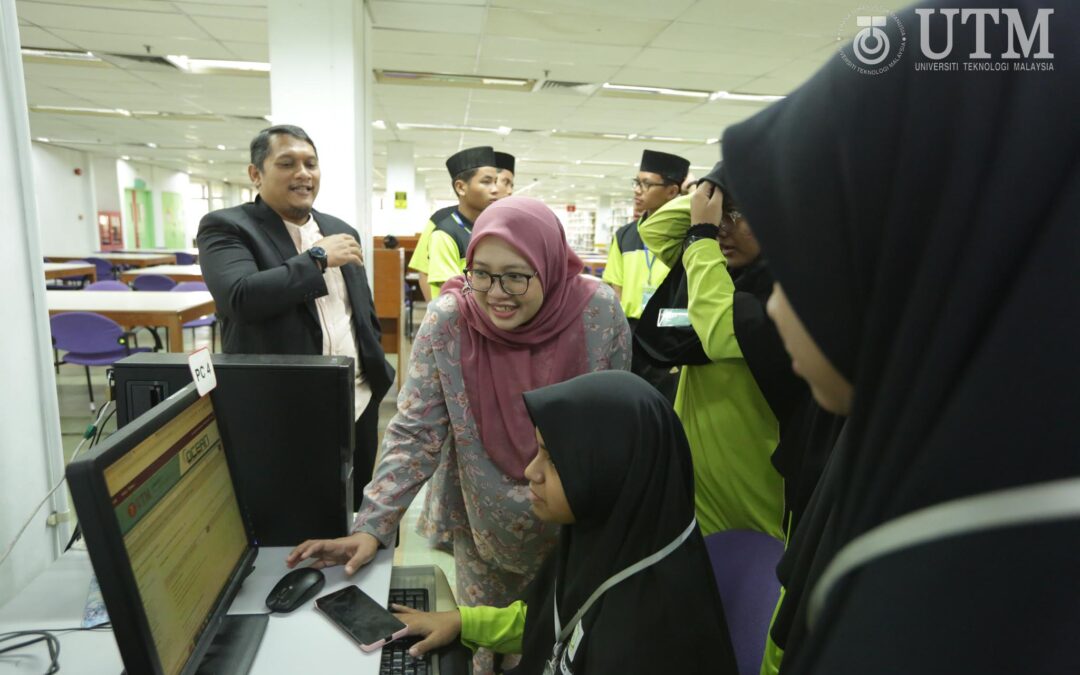 Lawatan Sambil Belajar SMK Agama Johor Ke Perpustakaan UTM
